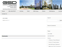 Tablet Screenshot of gsdarchitect.com